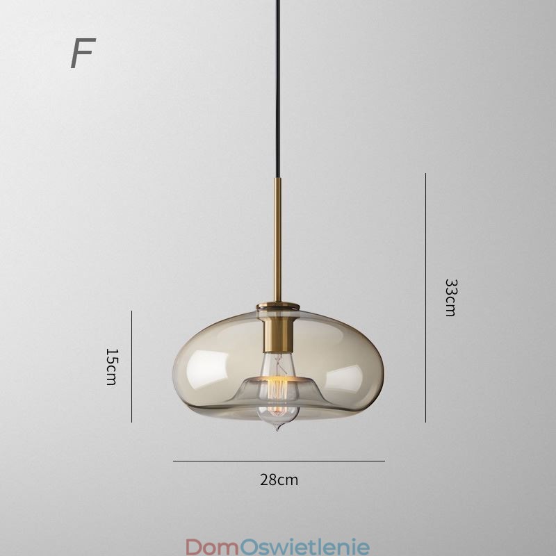 3-punktowa szklana lampa wisząca klasyczna klastrowa wisząca oprawa oświetleniowa kawiarnia