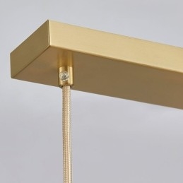 Nowoczesna prosta miedziana lampa wisząca Antler wisząca lampa