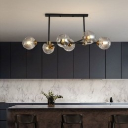 6-punktowa nowoczesna szklana lampa sufitowa Magic Bean Light Fixture