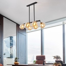 Magiczna fasolka wisząca lampa szklana kula oświetleniowa