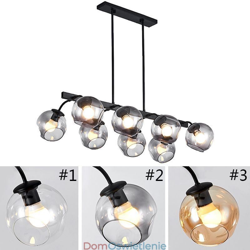 Magiczna fasolka wisząca lampa szklana kula oświetleniowa