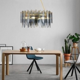 Nowoczesna Elegancka Szklana Lampa Wisząca