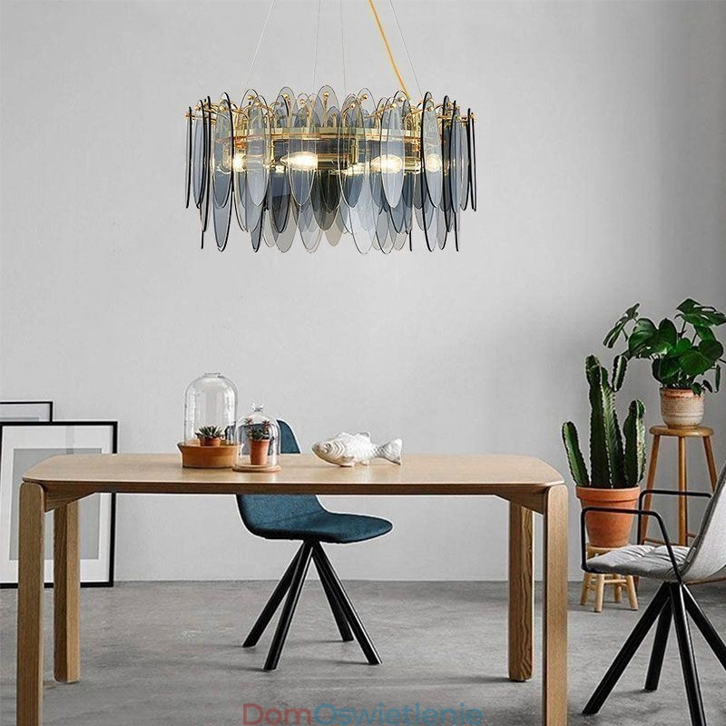 Nowoczesna Elegancka Szklana Lampa Wisząca
