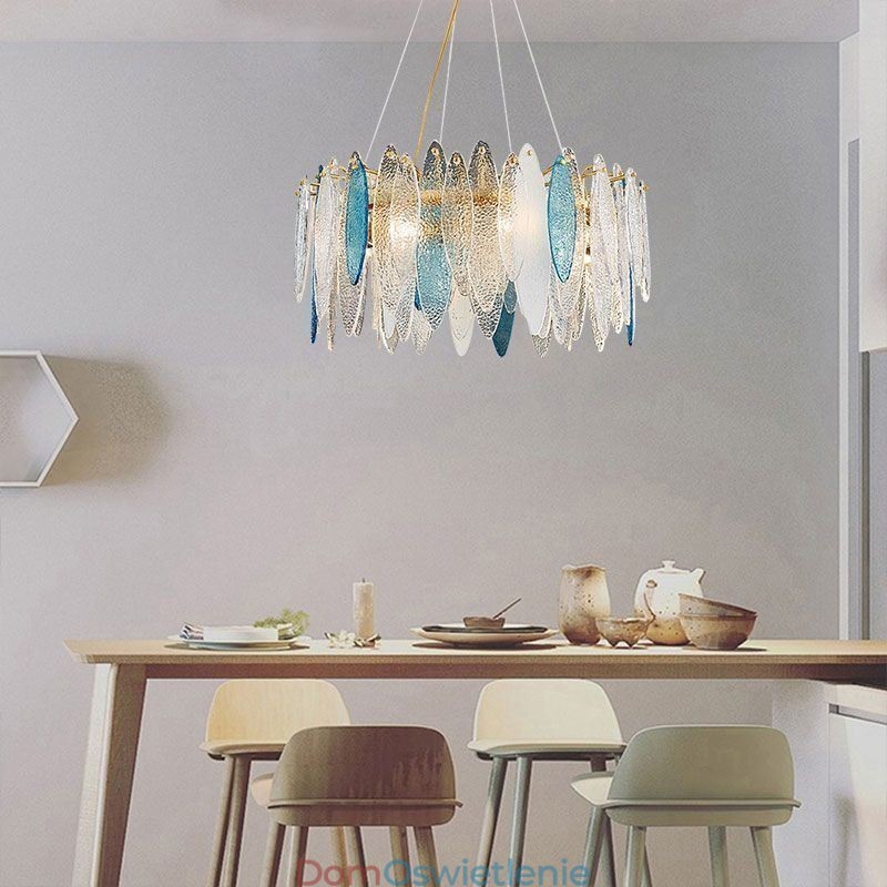 Nowoczesna Elegancka Szklana Lampa Wisząca