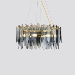 Nowoczesna Elegancka Szklana Lampa Wisząca