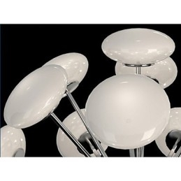 Nowoczesna lampa Yestaurant Prosta okrągła lampa wisząca ze szkła artystycznego w stylu europejskim