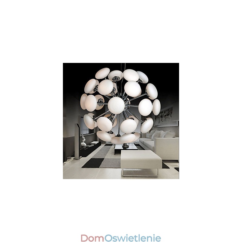 Nowoczesna lampa Yestaurant Prosta okrągła lampa wisząca ze szkła artystycznego w stylu europejskim