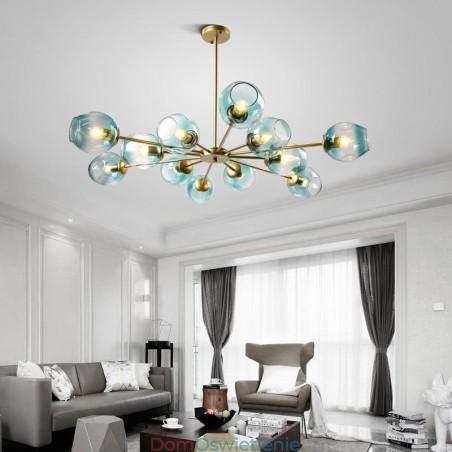Nordic Glass Pendant Light Magic Bean Shape Lamp Żyrandol Oświetlenie Nordic Glass Pendant Light Magic Bean Shape Lamp Żyrandol Oświetlenie