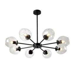 Nordic Glass Pendant Light Magic Bean Shape Lamp Żyrandol Oświetlenie
