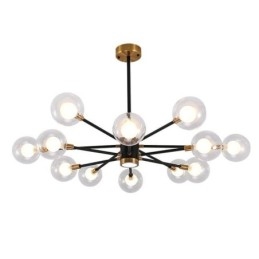 Nordic Glass Pendant Light Mlecznobiała okrągła lampa żyrandol oświetlenie