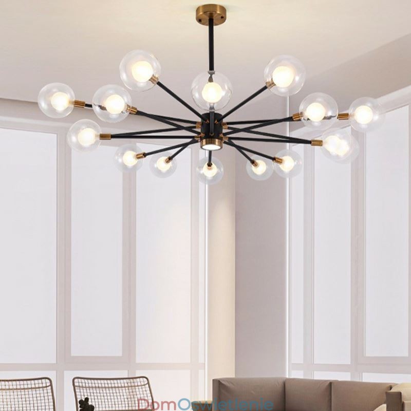 Nordic Glass Pendant Light Mlecznobiała okrągła lampa żyrandol oświetlenie