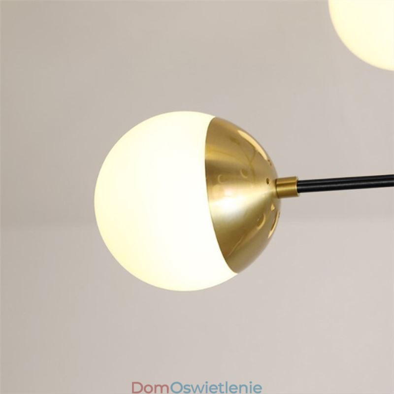 Nordic Glass Pendant Light Magic Bean Shape Żyrandol Oświetlenie Lampa