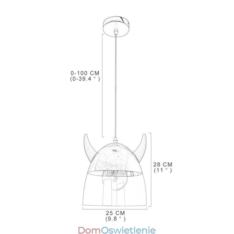 Klasyczna szklana lampa wisząca z drewna, lampa rogowa, kreatywne oświetlenie