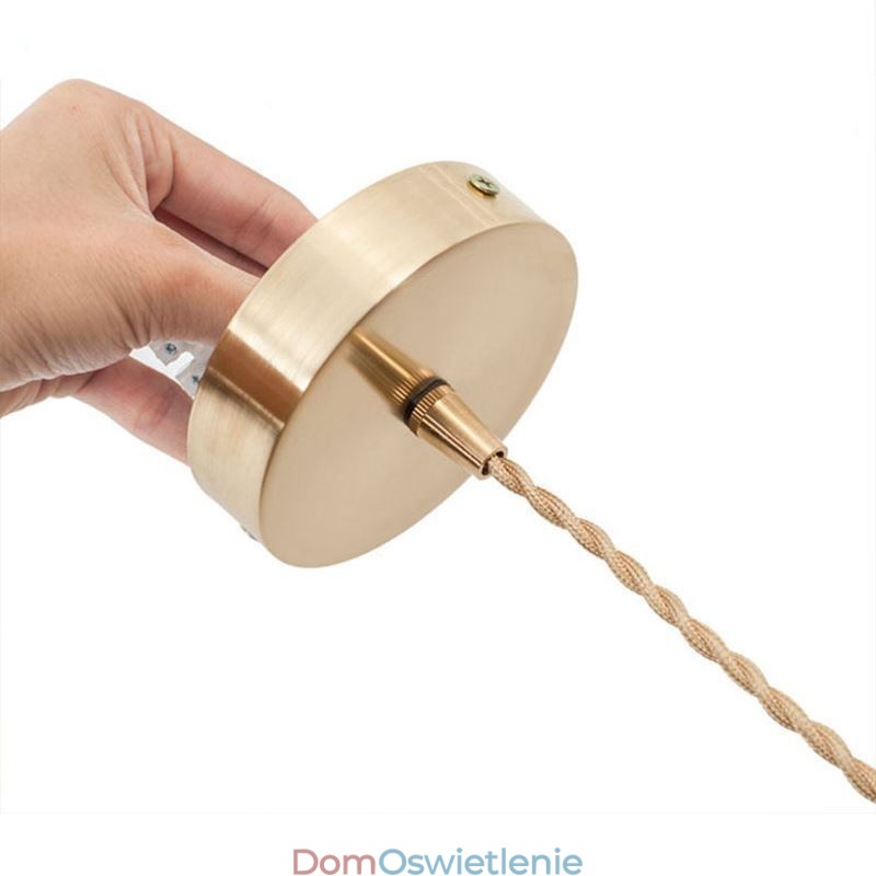 Nowoczesna lampa wisząca ze szkła retro w kształcie kwiatu z obrotowym przełącznikiem światła
