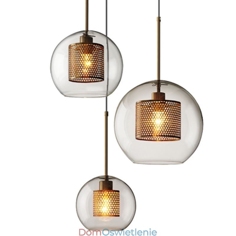 Lampa wisząca Nordic Glass Home Lighting Lampa okrągła w kształcie kuli Lampa nocna