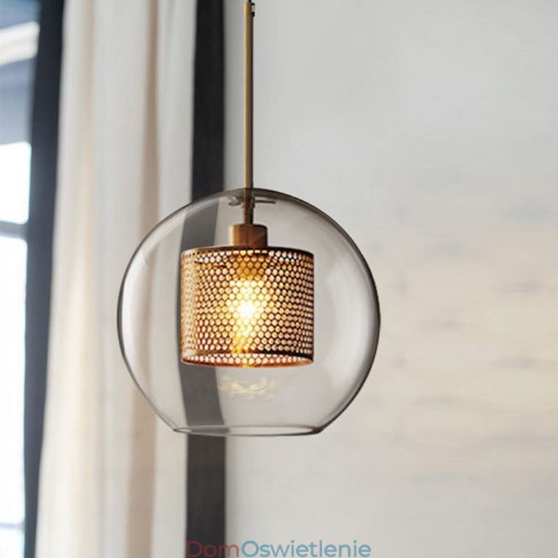 Lampa wisząca Nordic Glass Home Lighting Lampa okrągła w kształcie kuli Lampa nocna
