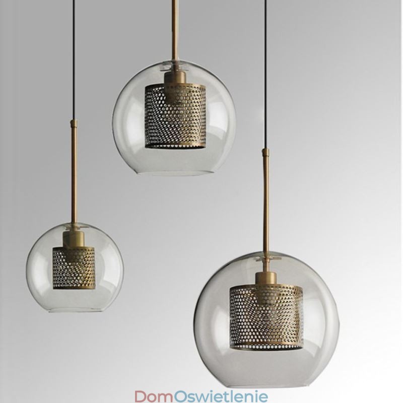 Lampa wisząca Nordic Glass Home Lighting Lampa okrągła w kształcie kuli Lampa nocna
