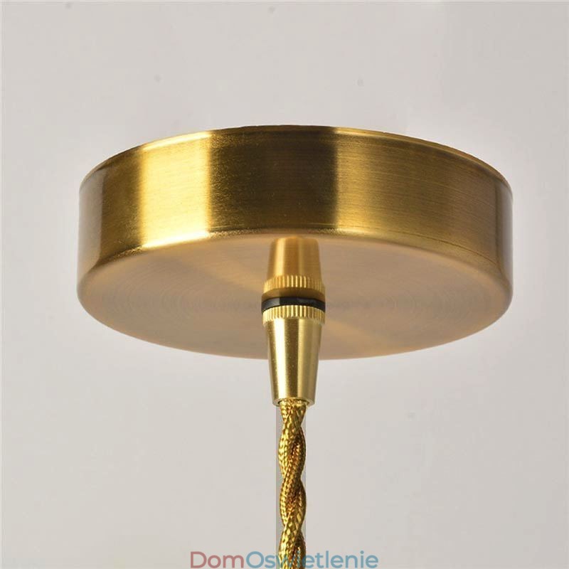 Lampa wisząca Jelly Jar Light Fixture Ribbed Glass