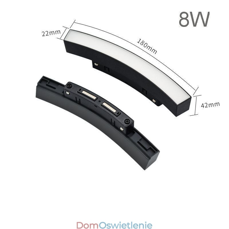 Okrągła oprawa oświetleniowa magnetyczna do szyny wpuszczanej 150 cm