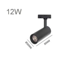 Okrągły system oświetlenia szynowego Magnetyczna oprawa oświetleniowa do wpuszczania szynowego 120 cm