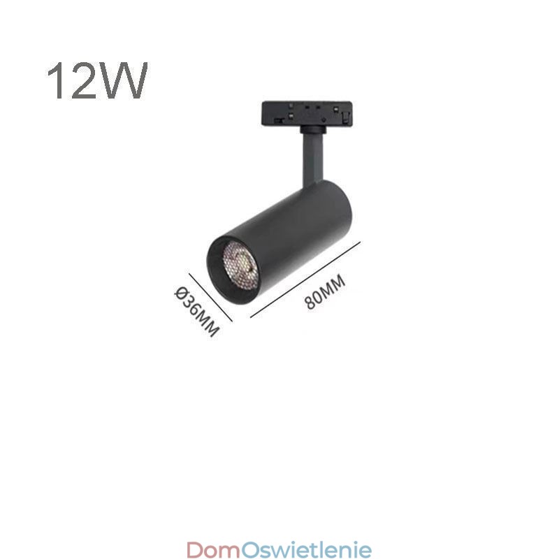 Okrągły system oświetlenia szynowego Magnetyczna oprawa oświetleniowa do wpuszczania szynowego 120 cm