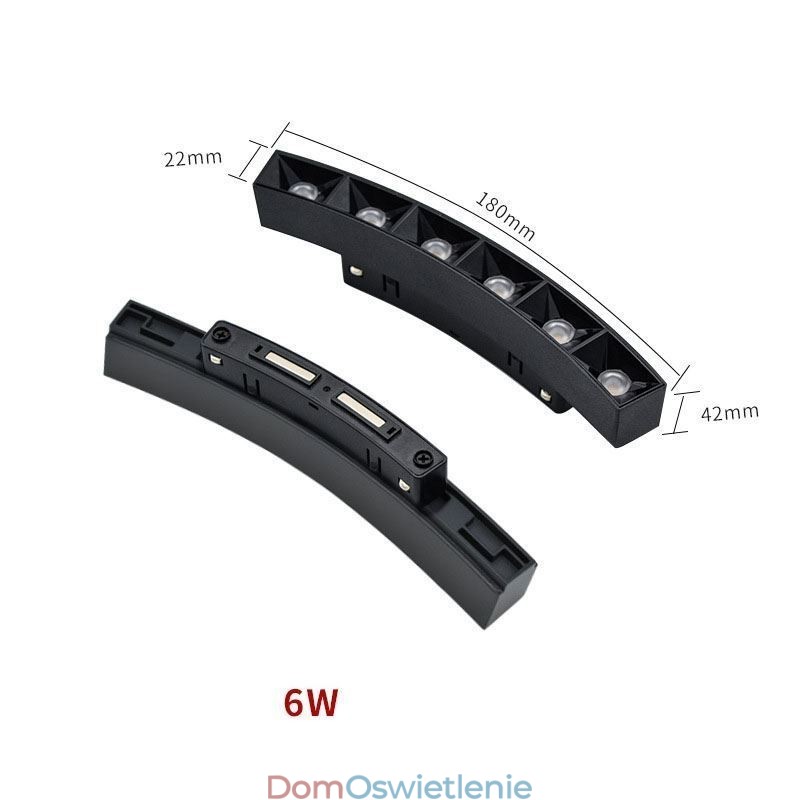 Okrągły system oświetlenia szynowego Magnetyczna oprawa oświetleniowa do wpuszczania szynowego 120 cm