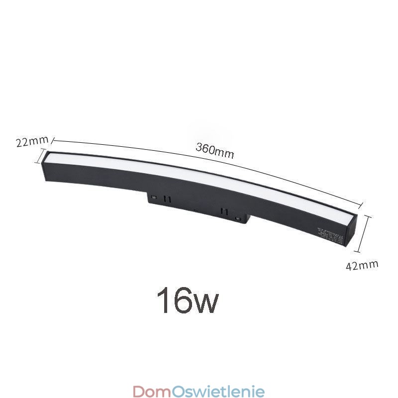 Okrągły system oświetlenia szynowego Magnetyczna oprawa oświetleniowa do wpuszczania szynowego 120 cm