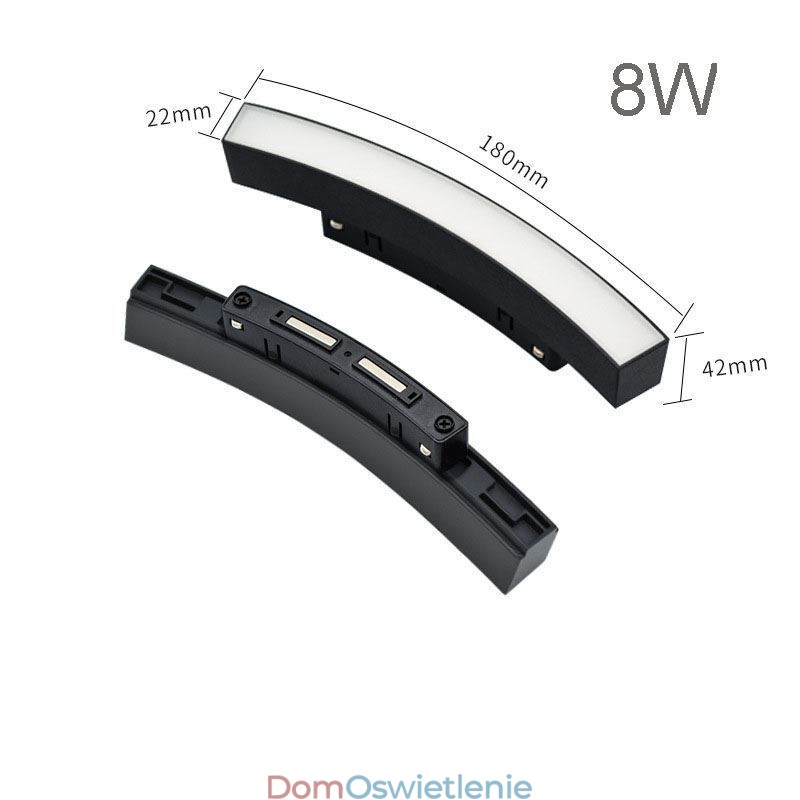 Oprawa oświetleniowa magnetyczna do szyny wpuszczanej, okrągła, 120 cm