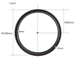 Oprawa oświetleniowa magnetyczna do szyny wpuszczanej, okrągła, 120 cm