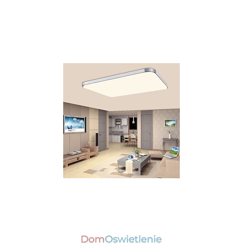 Lampa sufitowa do montażu na ścianie, nowoczesna aluminiowa, prostokątna, kształt iPhone'a 5, ze światłem, regulowana