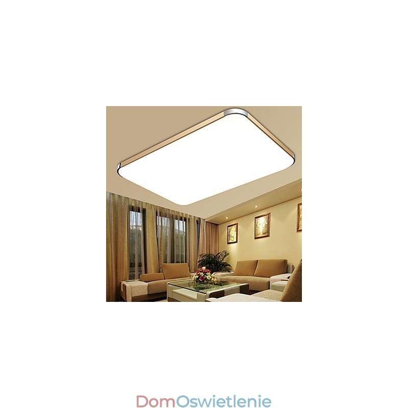 Lampa sufitowa do montażu na ścianie, nowoczesna aluminiowa, prostokątna, kształt iPhone'a 5, ze światłem, regulowana