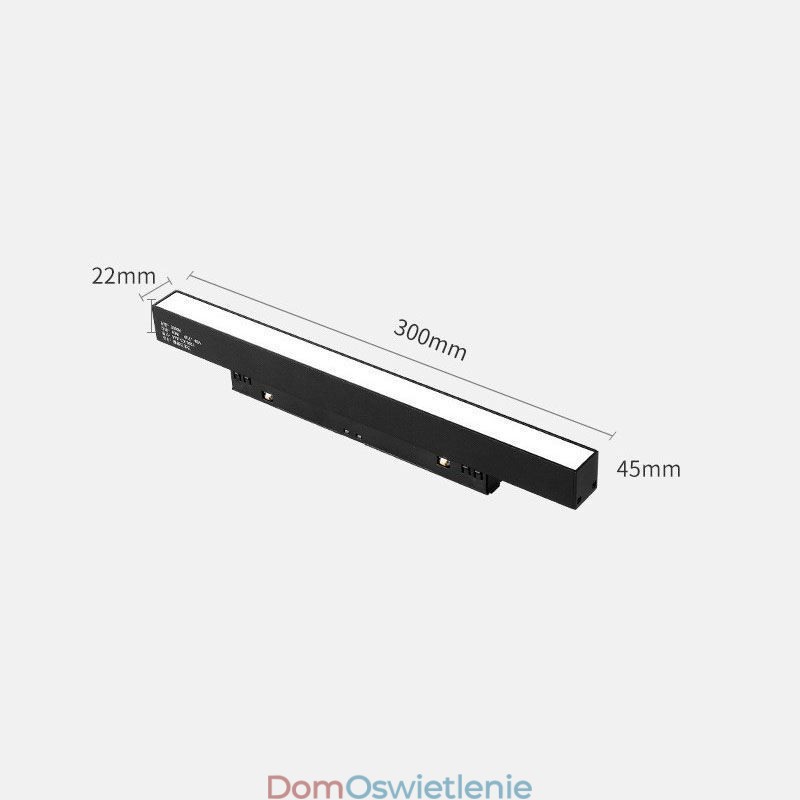 Magnetyczna szyna oświetleniowa wpuszczana dekoracyjna lampa punktowa 6M*2