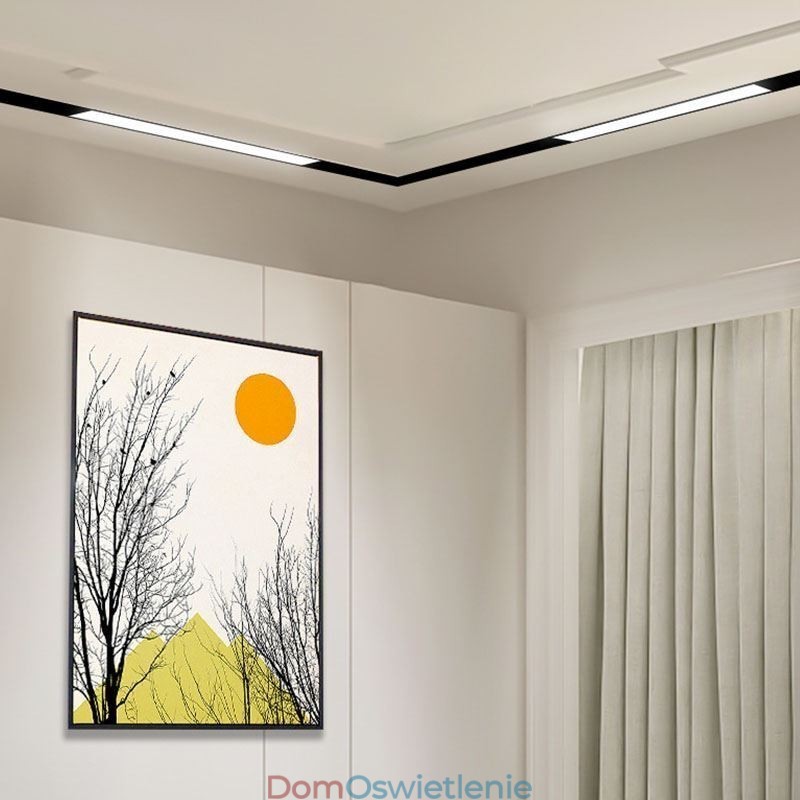 Reflektor liniowy magnetyczny wpuszczany reflektor 36V