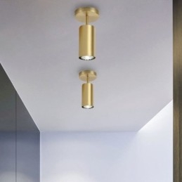 Nordic Brass Flush Mount Lampa sufitowa