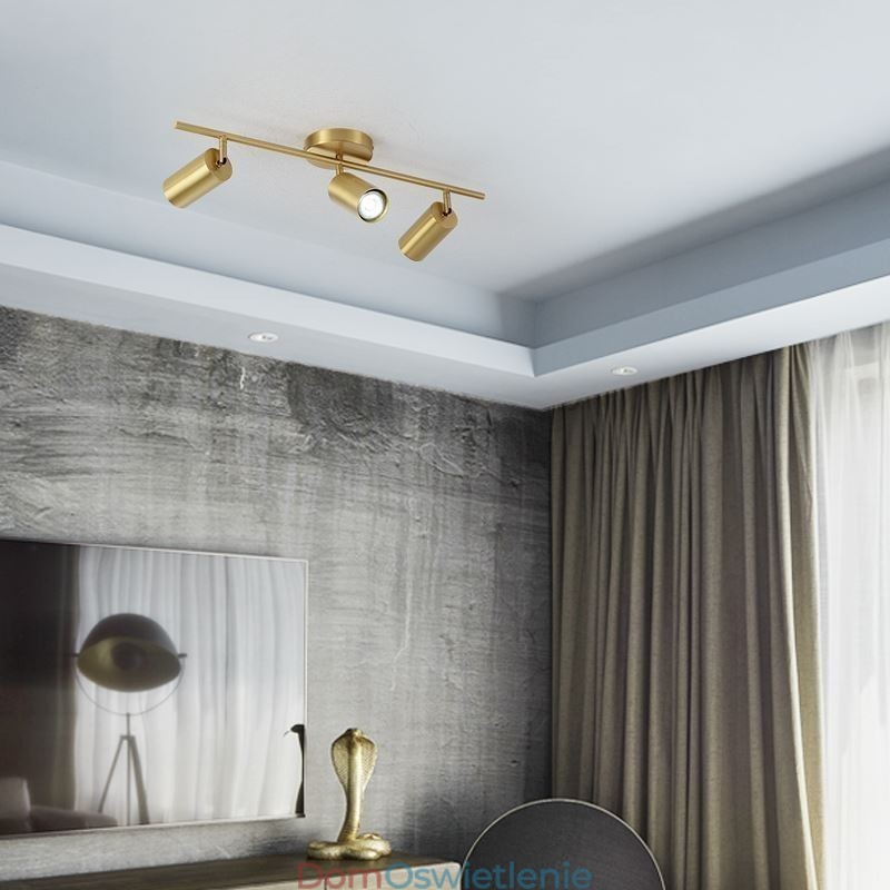 Nordic Brass Flush Mount Lampa sufitowa