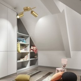 Nordic Brass Flush Mount Lampa sufitowa