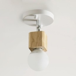 Prosty Mini Spotlight Nowoczesny Biały Sufitowy Lampa (Pojedyncze Światło)