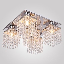 Lampa sufitowa kryształowa nowoczesna 5 świateł