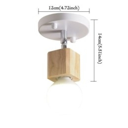 Prosty Mini Spotlight Nowoczesny Biały Sufitowy Lampa (Pojedyncze Światło)