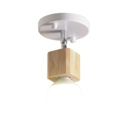 Prosty Mini Spotlight Nowoczesny Biały Sufitowy Lampa (Pojedyncze Światło)