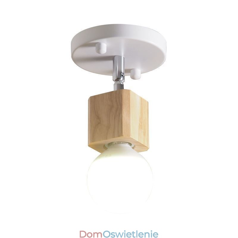 Prosty Mini Spotlight Nowoczesny Biały Sufitowy Lampa (Pojedyncze Światło)