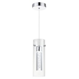 3-punktowa artystyczna lampa wisząca z kloszami szklanymi, podstawa żarówki G4