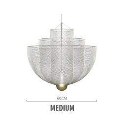 Nordic Grid Designer Kreatywna i wyjątkowa lampa wisząca o kształcie sztuki dekoracyjnej