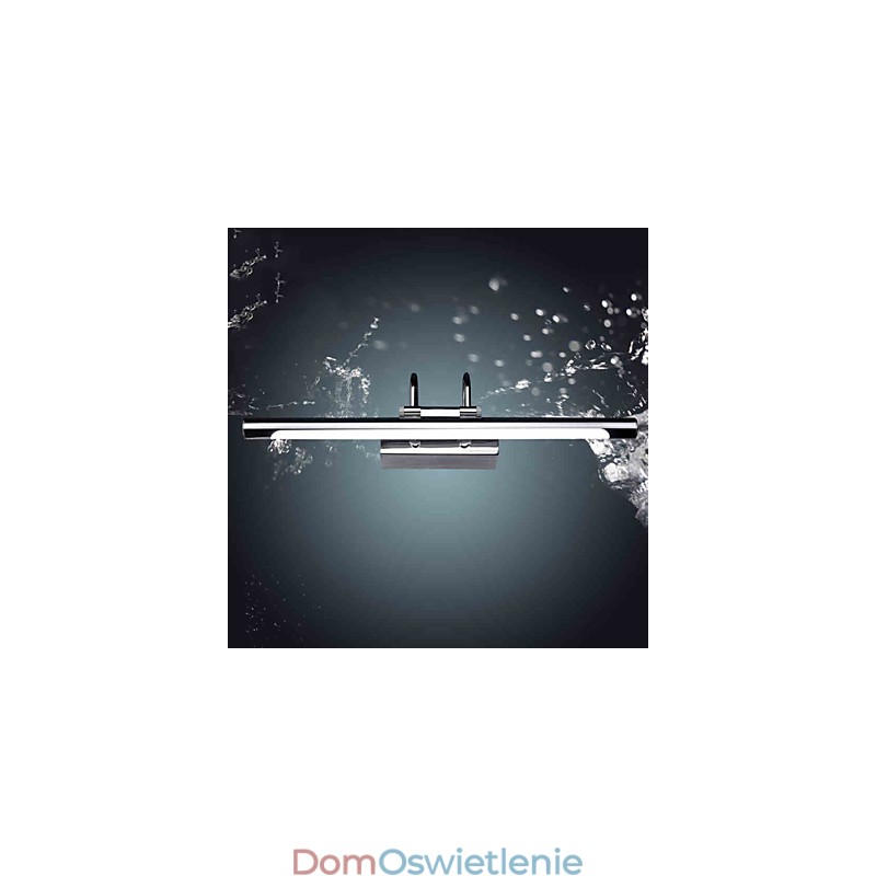 Lampy lustrzane ze stali nierdzewnej, akrylowe lampy ścienne do łazienki, lampy do makijażu, zimna biel, ciepła biel (rozmiar: 57X13.5X15)