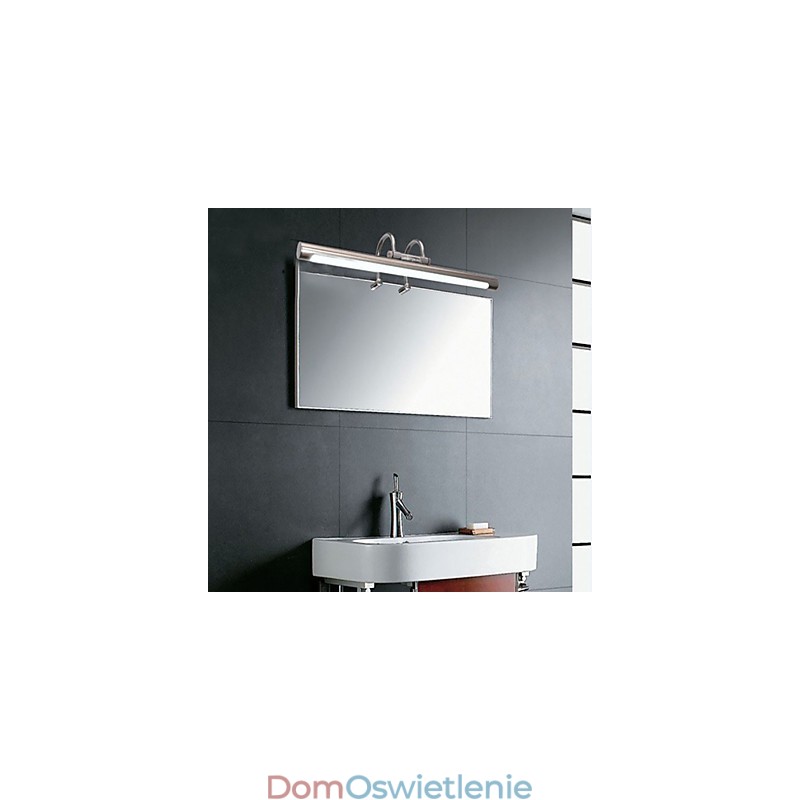 Lampy lustrzane ze stali nierdzewnej, akrylowe lampy ścienne do łazienki, lampy do makijażu, zimna biel, ciepła biel (rozmiar: 57X13.5X15)