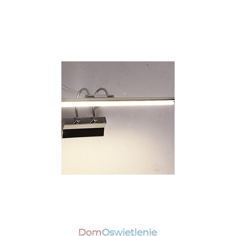 Lampy lustrzane ze stali nierdzewnej, akrylowe lampy ścienne do łazienki, lampy do makijażu, zimna biel, ciepła biel (rozmiar: 57X13.5X15)