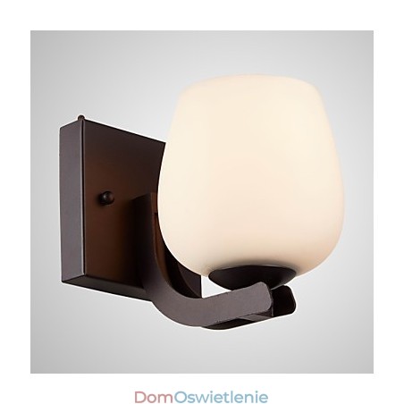 Żelazna lampa ścienna z kloszem szklanym Klasyczne nowoczesne oświetlenie kinkiety ścienne Żelazna lampa ścienna z kloszem szklanym Klasyczne nowoczesne oświetlenie kinkiety ścienne