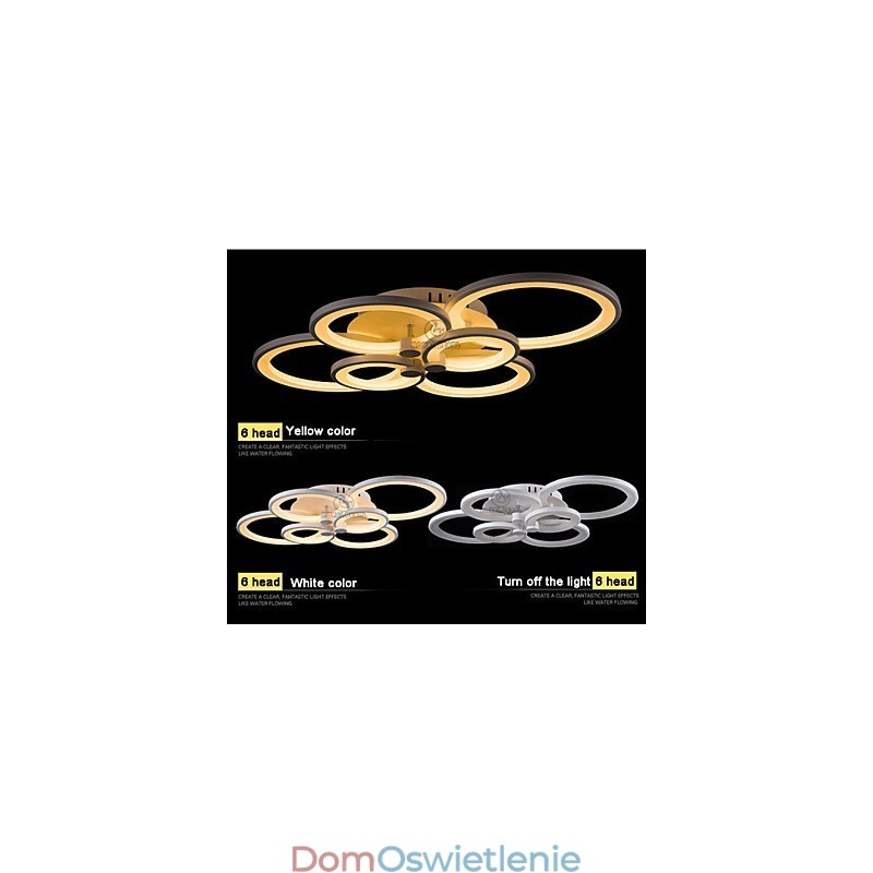 Elegancki design akrylowa lampa wisząca sufitowa