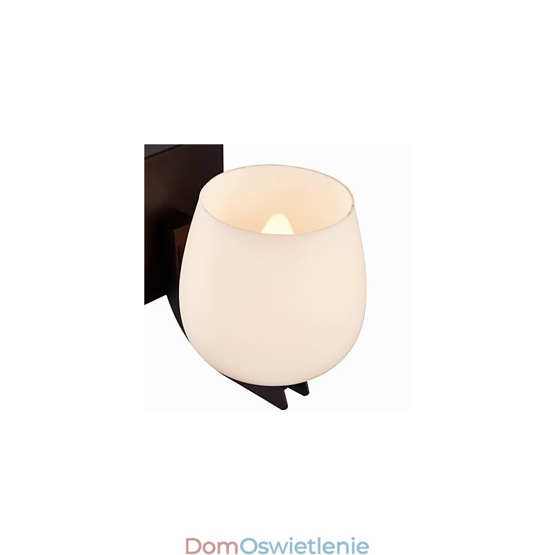 Żelazna lampa ścienna z kloszem szklanym Klasyczne nowoczesne oświetlenie kinkiety ścienne