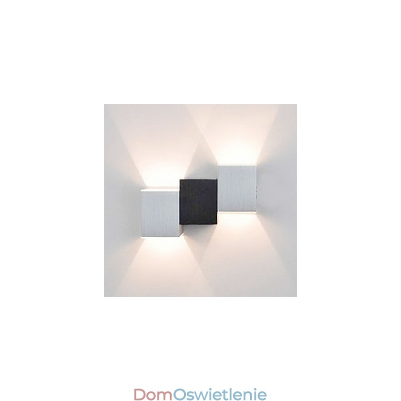 Miniaturowe lampy ścienne montowane na płasko, nowoczesne, współczesne, metalowe